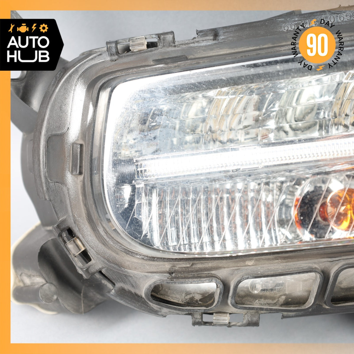 Porsche Panamera 970 Left Driver Side DRL Daytime Running Light Fog Lamp OEM 89k - photo 2