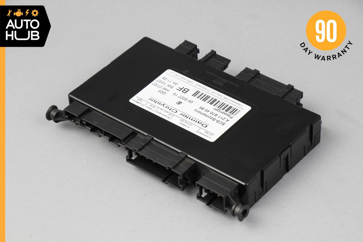 03-12 Mercedes W211 E350 E63 AMG Front Right Seat Control Module 2118704585 OEM - photo 8