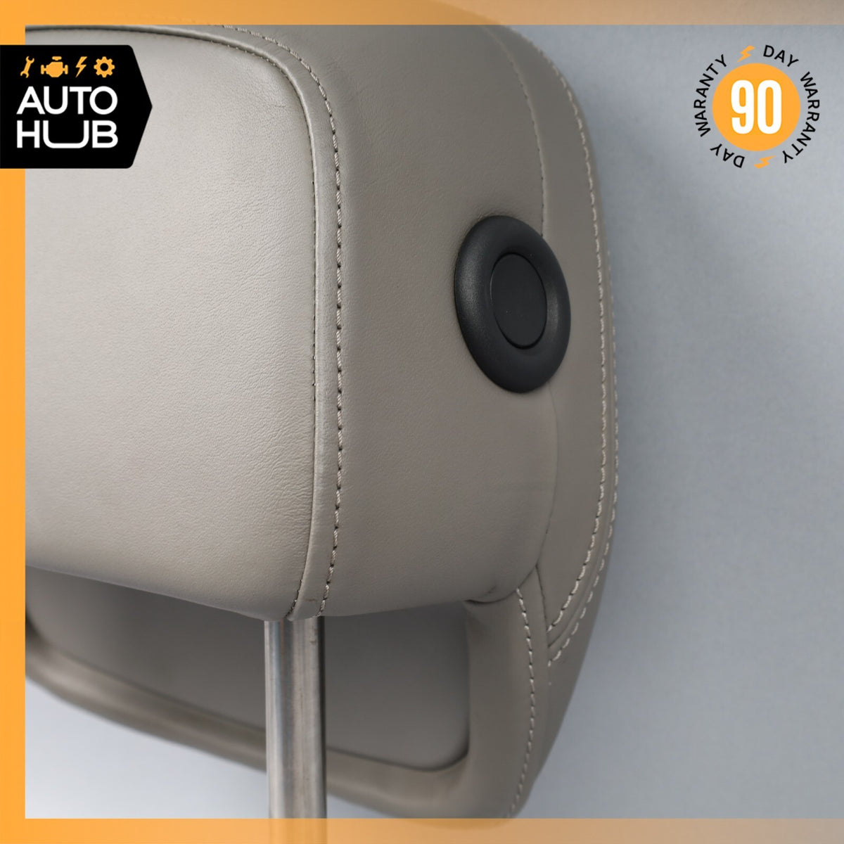 11-18 Porsche Cayenne 958 S Rear Right Passenger Headrest Head Rest Gray OEM - photo 8