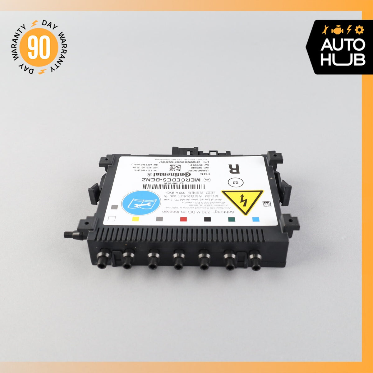 10-13 Mercedes W221 S63 S550 Front Right Seat Dynamic Lumbar Control Module OEM - photo 3