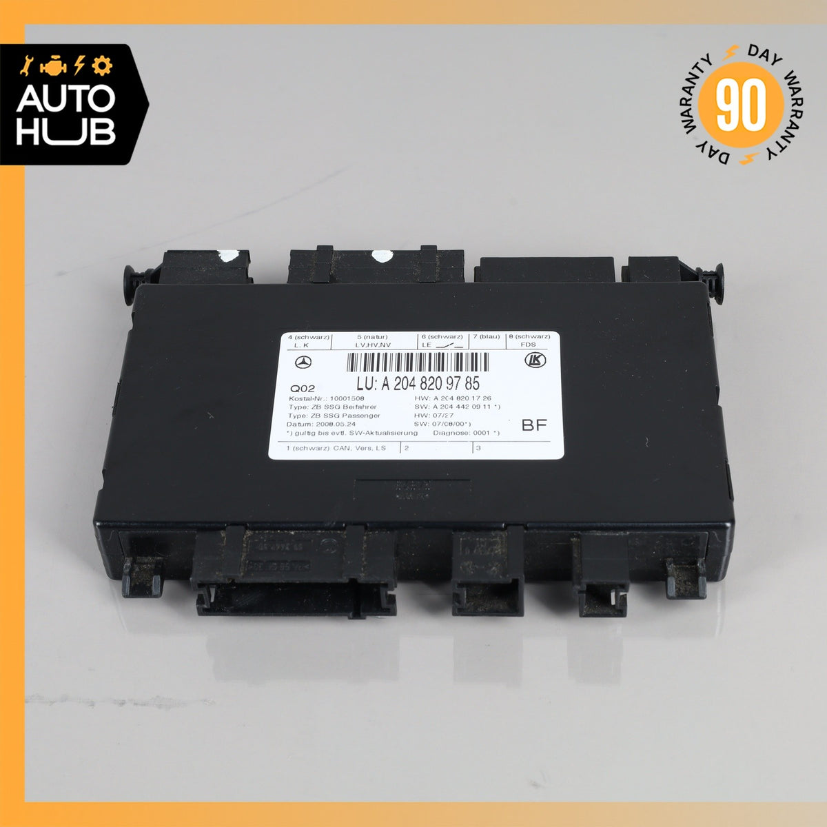 Mercedes W204 C63 CLS550 SLK250 C350 Seat Control Module Front Right Side OEM - photo 3
