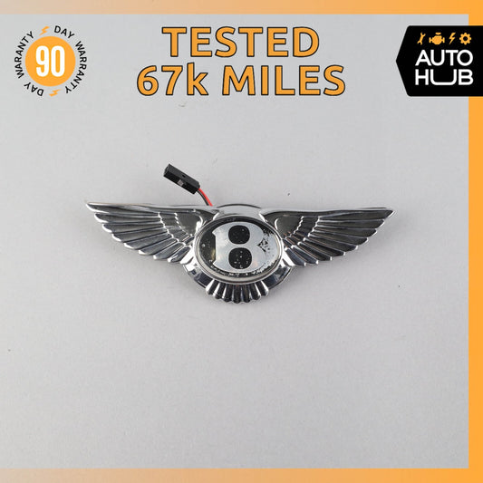 Bentley Continental Flying Spur Trunk Lid Unlock Release Handle Emblem OEM 67k - photo 1