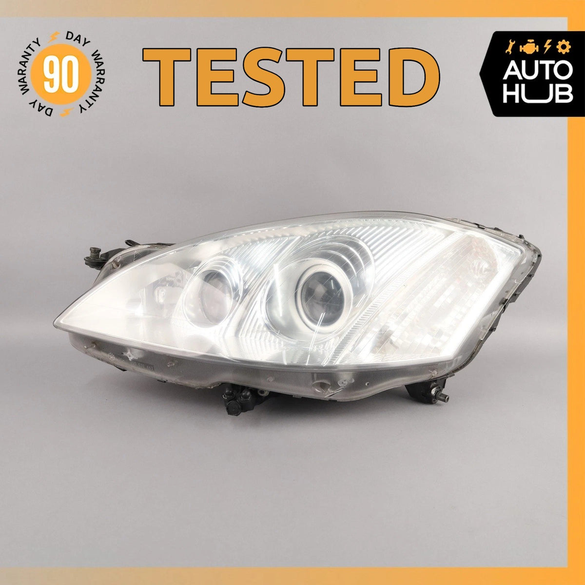 07-09 Mercedes W221 S550 S63 AMG Left Headlight Lamp Bi Xenon w/Night Vision OEM - photo 1