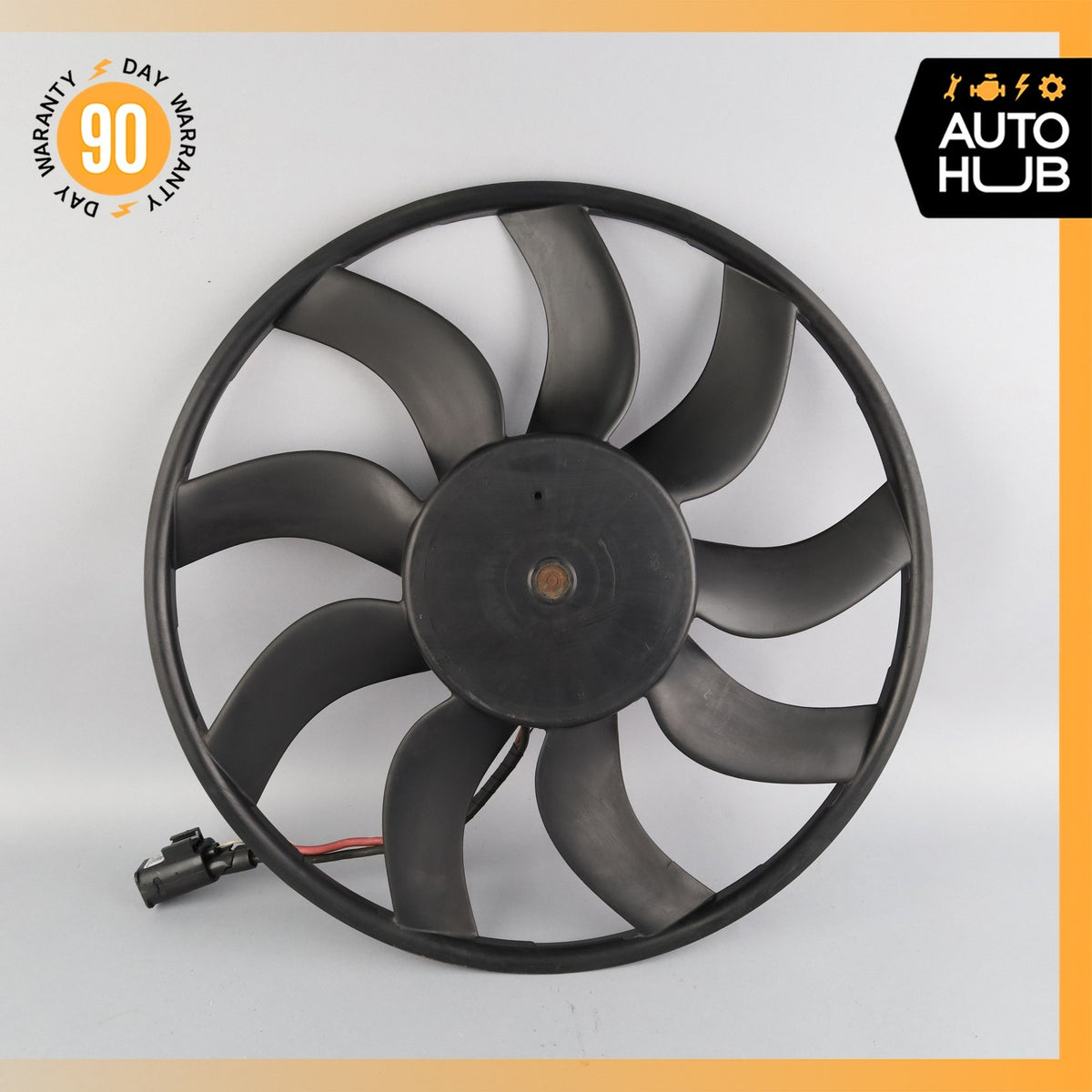 14-19 BMW F15 X5 X6 3.0L Engine Motor Radiator Cooling Fan Blade w/ Motor OEM - photo 3