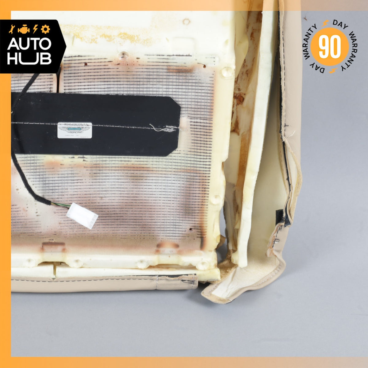 13-15 Aston Martin DB9 Front Left Side Bottom Lower Seat Cushion Beige OEM 22k - photo 17