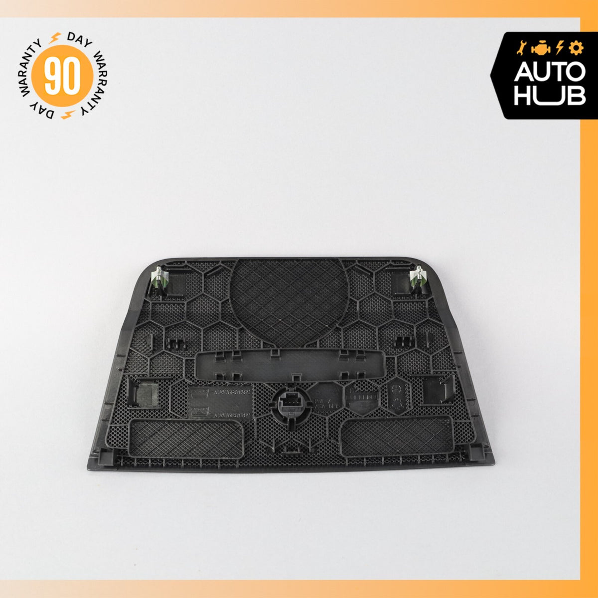 10-17 Mercedes W207 E550 E350 Dashboard Dash Grille Speaker Cover Black OEM - photo 6