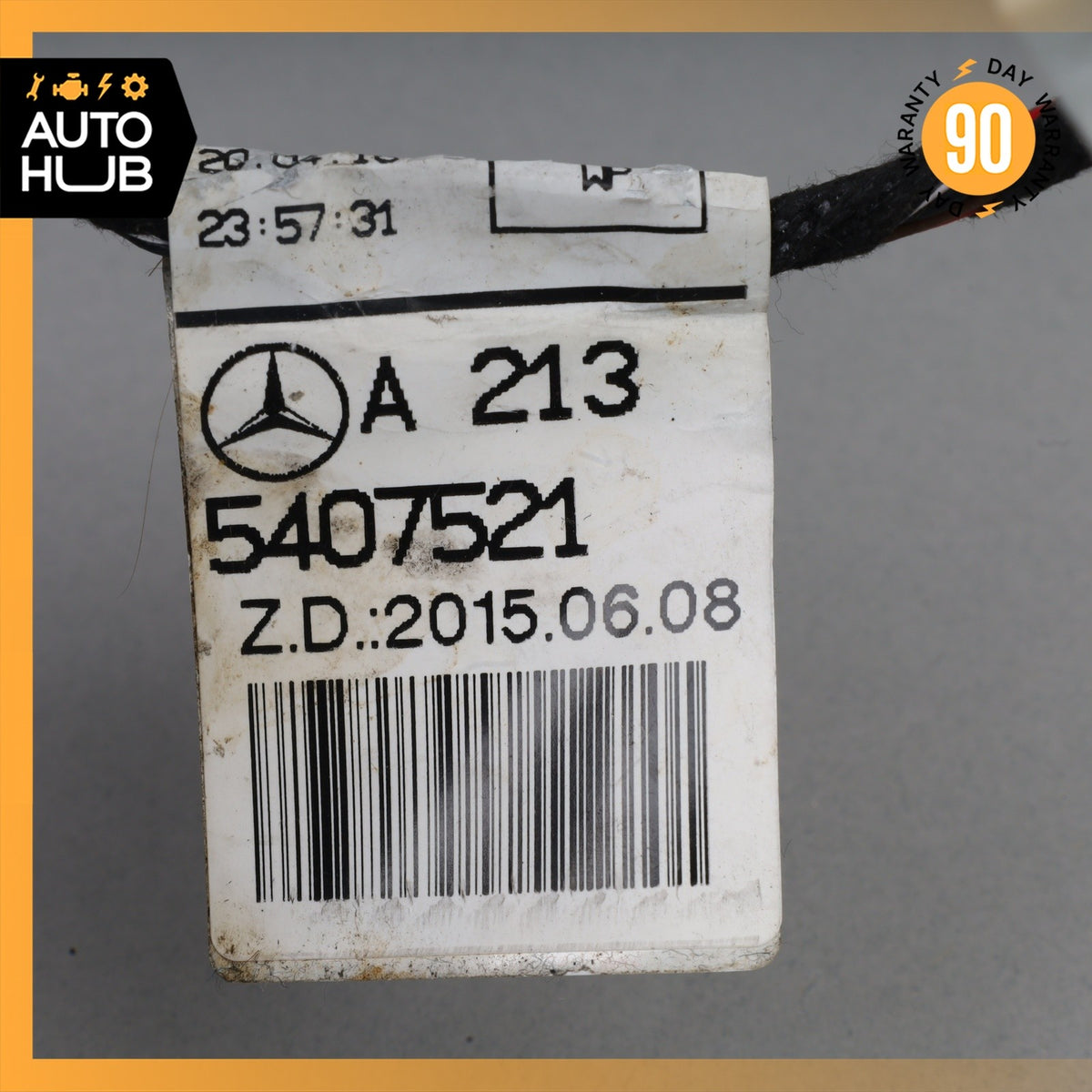 17-20 Mercedes W213 E300 E350 Center Console Switch Wire Harness 2135407521 OEM - photo 7
