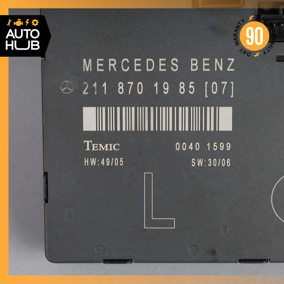 03-09 Mercedes W211 E350 E55 E550 Front Left Driver Side Door Control Module OEM - photo 9