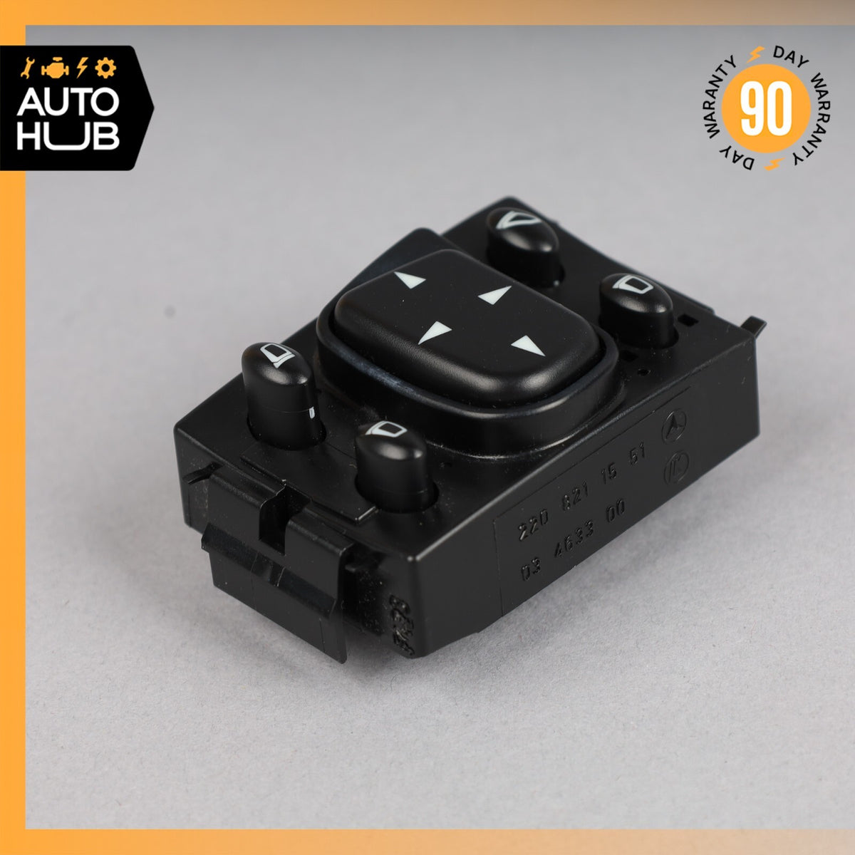 00-06 Mercedes W220 S600 CL500 Side Rear View Mirror Adjust Switch Button OEM - photo 1