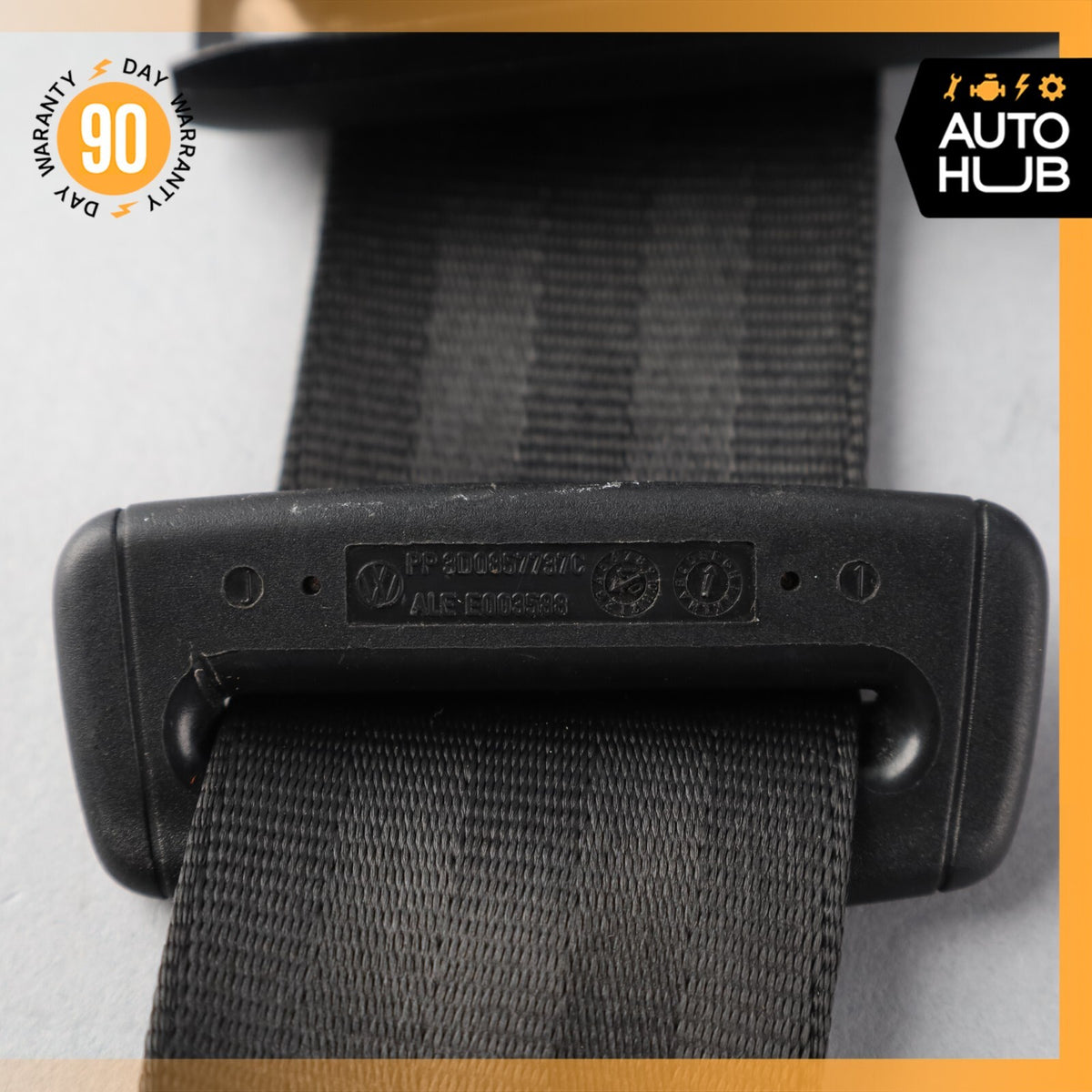 07-11 Bentley Continental GTC Rear Right or Left Side Seat Belt Black OEM - photo 14