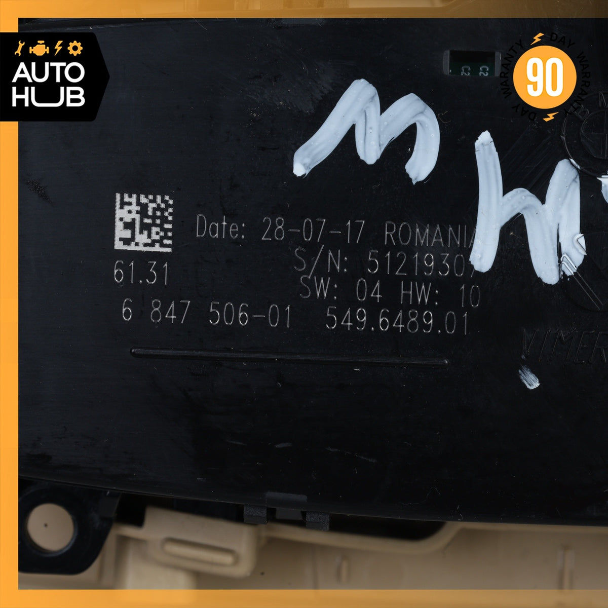12-18 BMW F30 330e 335i M3 Headlight Fog Light Switch Control Module w/ Trim OEM - photo 11