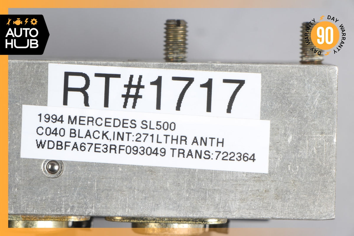 90-02 Mercedes R129 SL500 300SL SL320 Top Hydraulic Valve Block 1298002178 OEM - photo 11