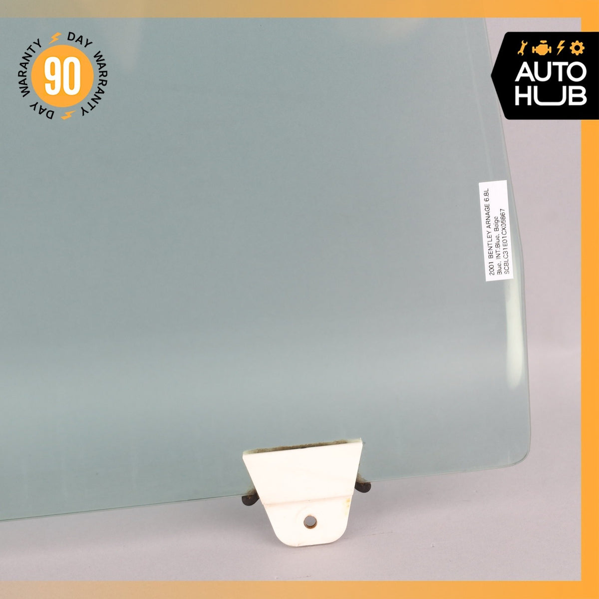 Bentley Arnage / Rolls Royce Silver Seraph Rear Right Door Window Glass OEM 42k - photo 17