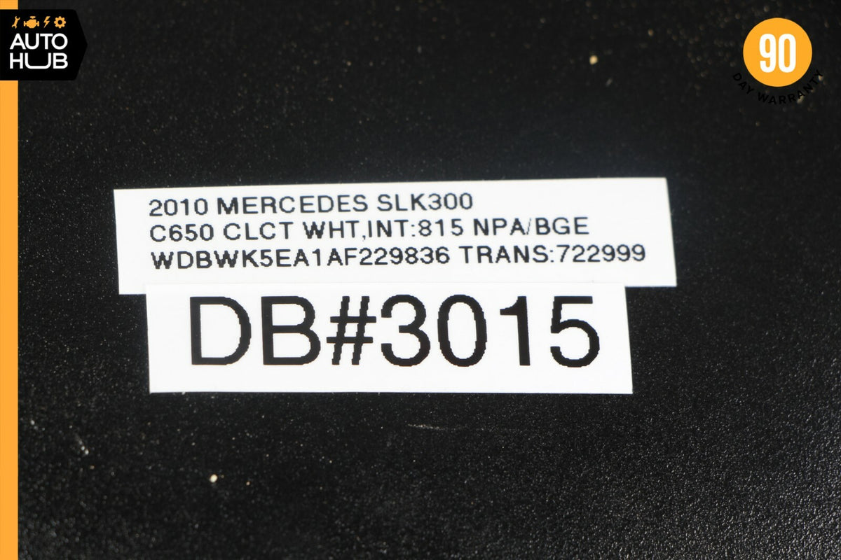 05-11 Mercedes R171 SLK300 Right Dashboard Dash Cover Panel Trim Black OEM 50k - photo 11