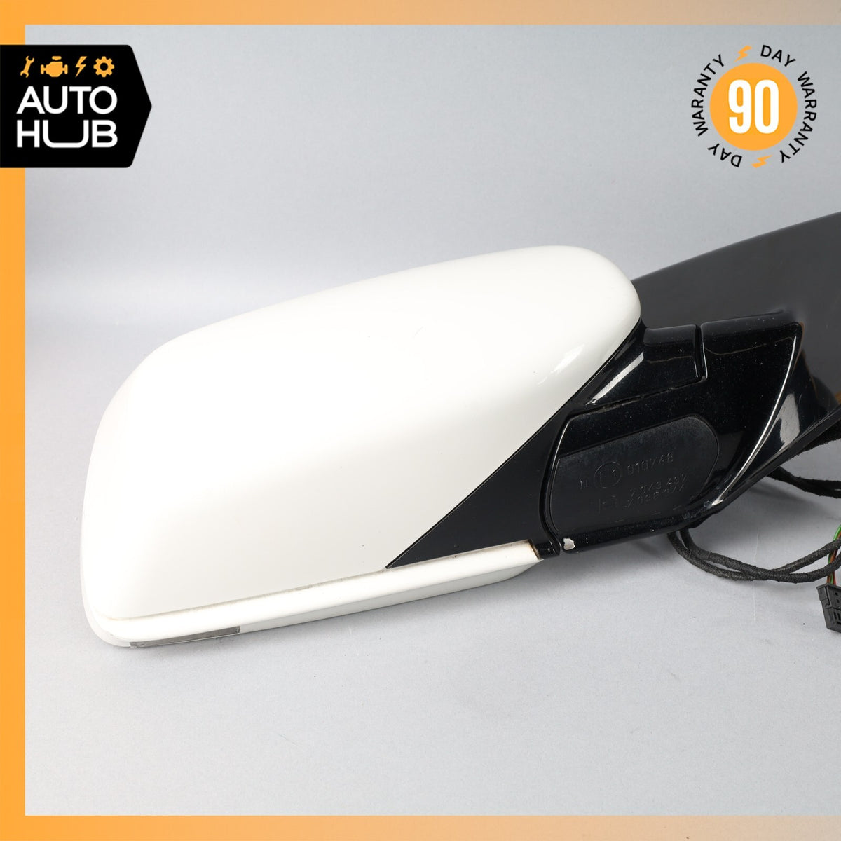 06-10 BMW E64 650i Right Side Rear View Door Mirror Alpine White OEM 65k - photo 16