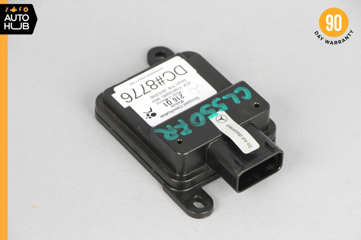 07-10 Mercedes W216 CL550 CL600 Seat Occupancy Module Right Passenger 2168700085 - photo 1