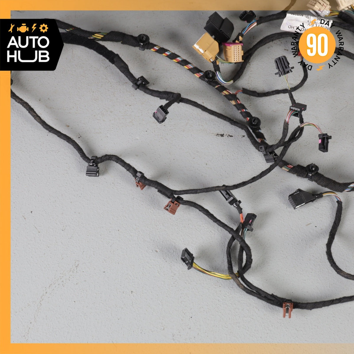 04-07 Bentley Continental GTC GT Dashboard Intrument Cluster Wiring Harness OEM - photo 17