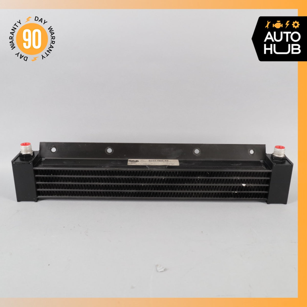 06-17 Aston Martin V8 Vantage Transmission Oil Cooler Radiator 6G337869BB OEM - photo 3