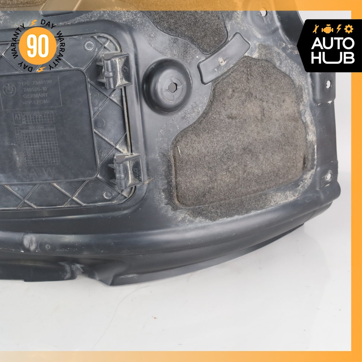 BMW G12 750Li Front Left Wheelarch Liner Splash Shield 7340193 OEM - photo 6