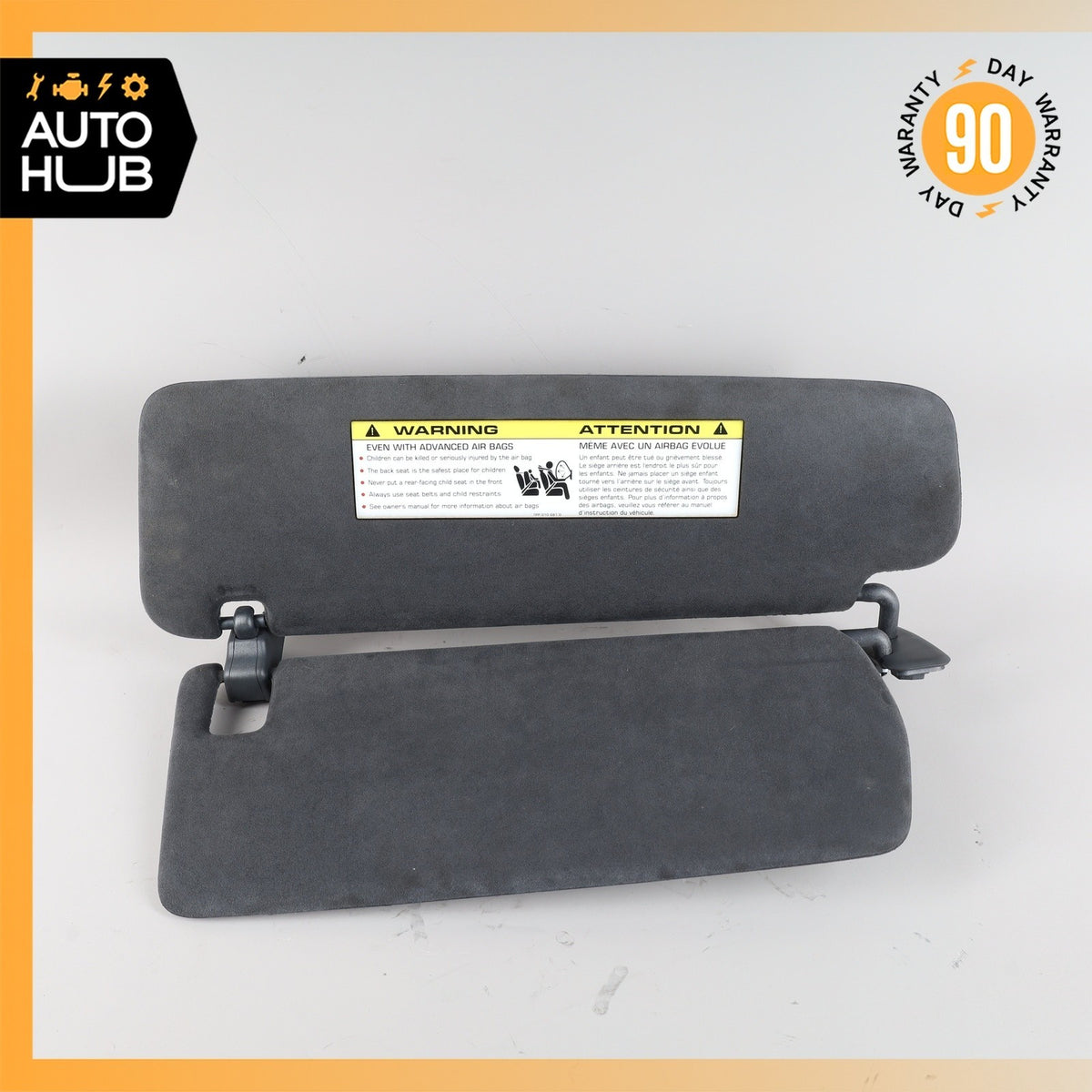 11-14 Porsche Cayenne 958 GTS Sun Visor Sunvisor Right Side Suede OEM - photo 2