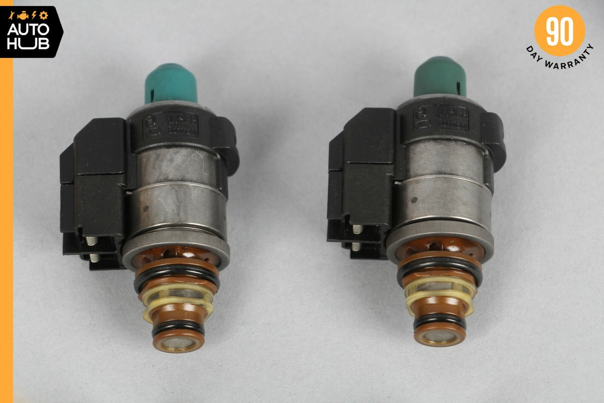 Mercedes R350 CL550 722.9 Transmission Solenoid Valve Blue & Black Caps Set of 8 - photo 8