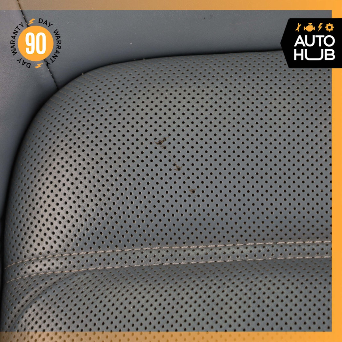 11-18 Porsche Cayenne 958 Front Left Lower Bottom Seat Cushion Leather Blue OEM - photo 6