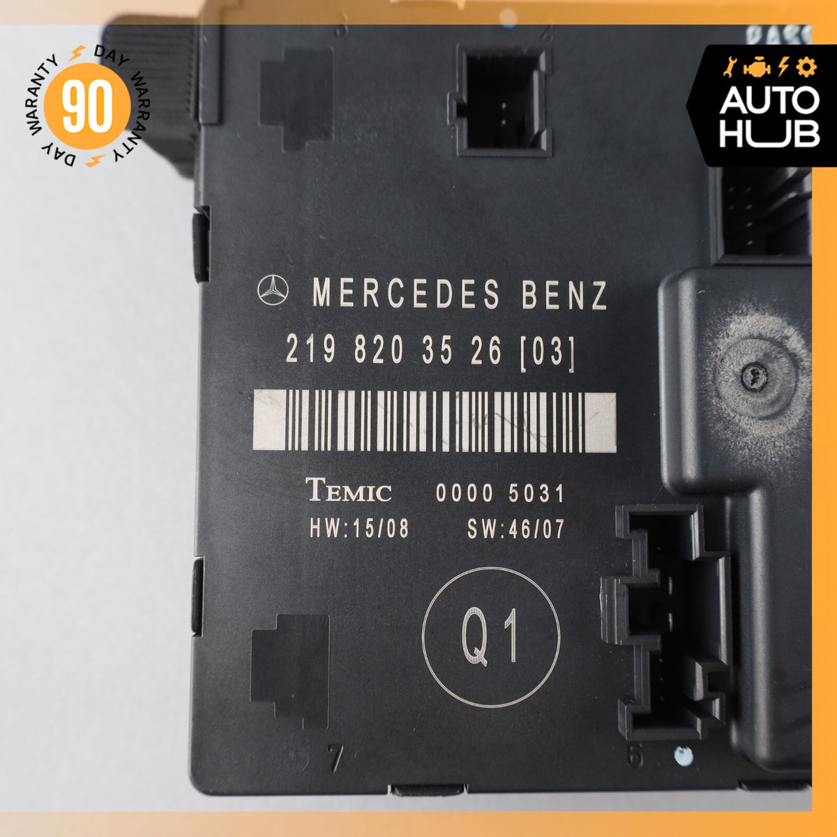 06-11 Mercedes W219 CLS550 CLS55 Rear Left Door Control Module 2198200226 OEM - photo 7