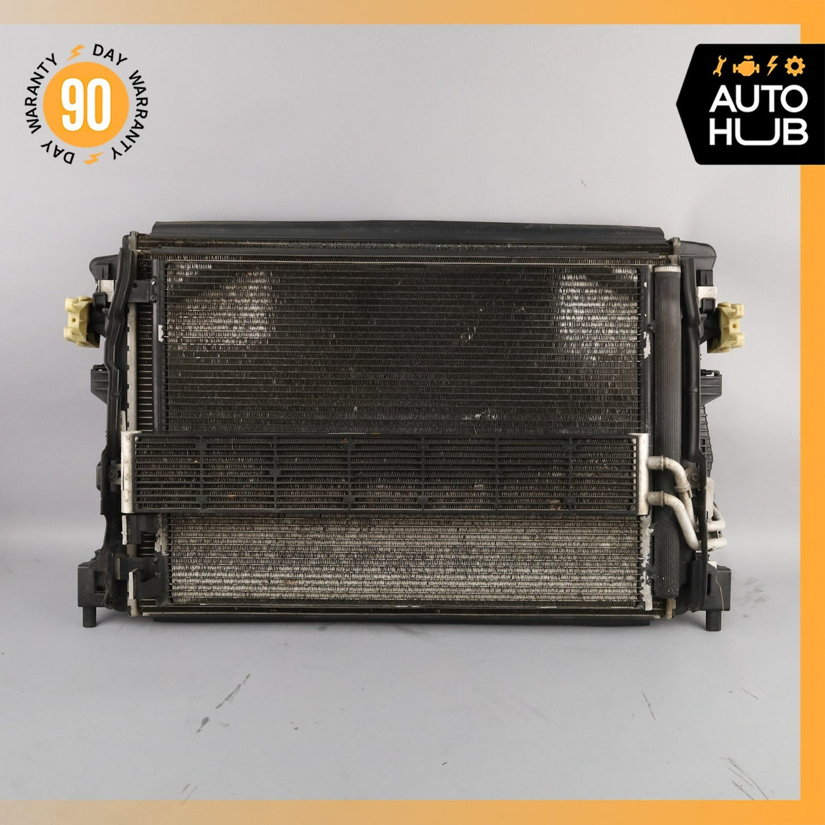 16-18 Audi 8V A3 E-Tron Engine Water Aux Cooling Radiator A/C AC Condenser OEM - photo 2