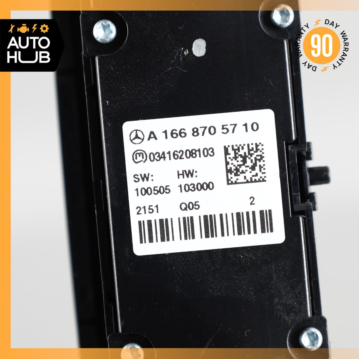 12-16 Mercedes W166 ML350 Center Dashboard Hazard Control Switch OEM - photo 12