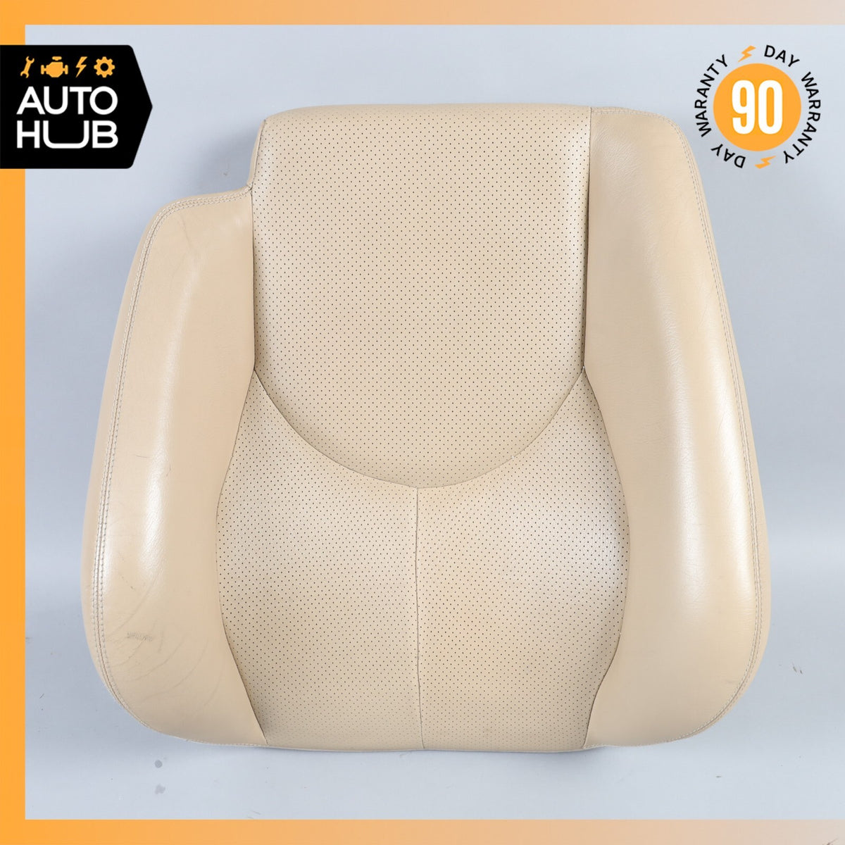 96-02 Mercedes R129 SL320 SL500 Right Side Top Upper Seat Cushion Beige OEM - photo 1