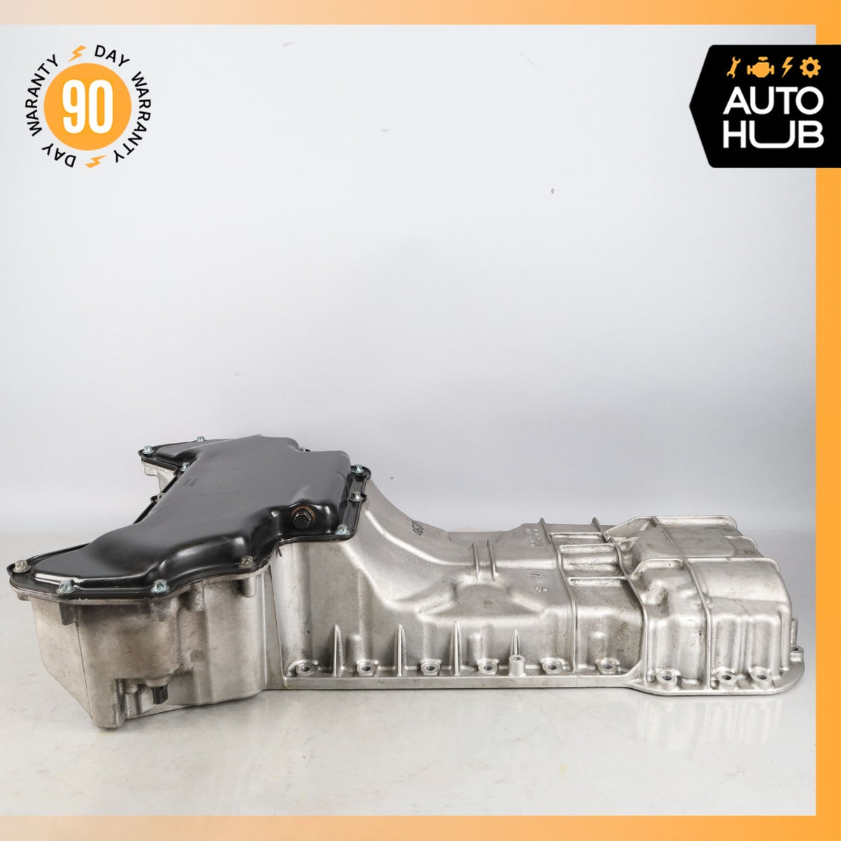 07-12 Mercedes R230 SL550 CLS550 E550 CLK550 Upper & Lower Oil Pan Section OEM - photo 12