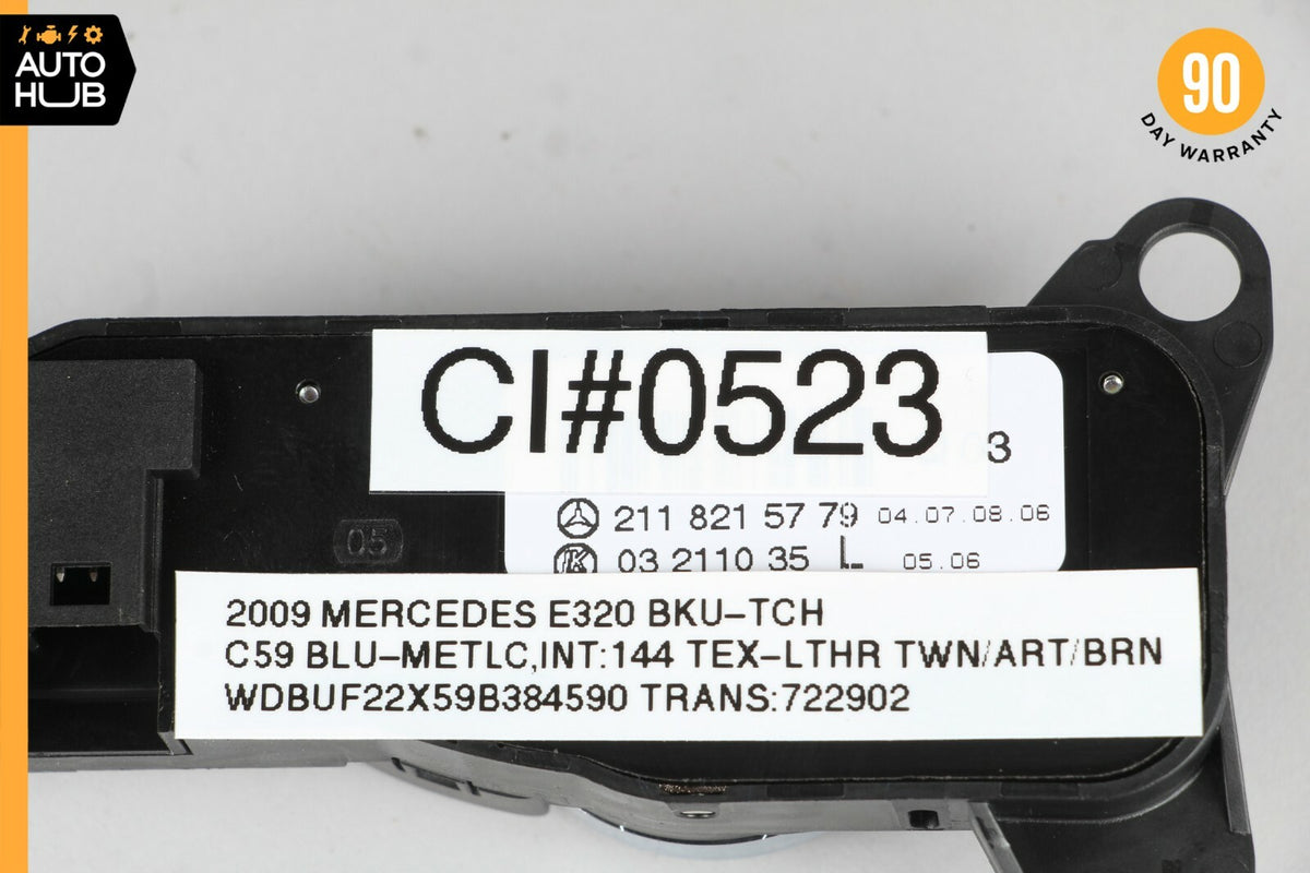 03-11 Mercedes W211 E320 CLS500 Door Mirror Control Switch 2118215779 OEM - photo 8