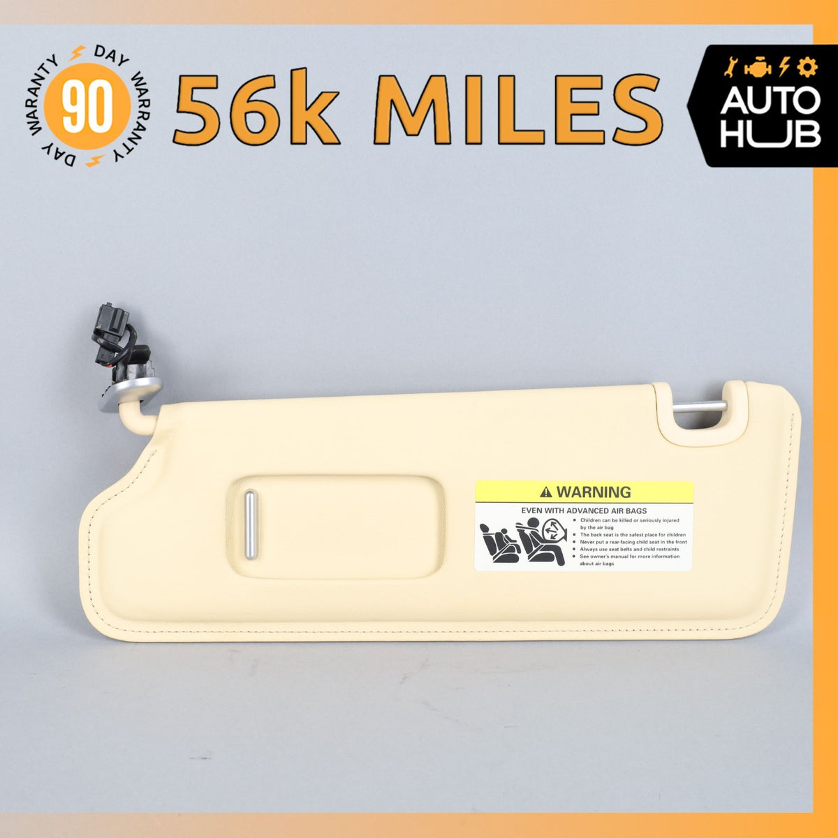 03-18 Bentley Continental GT GTC Left Side Sun Visor Shade Sunvisor OEM 56k - photo 1