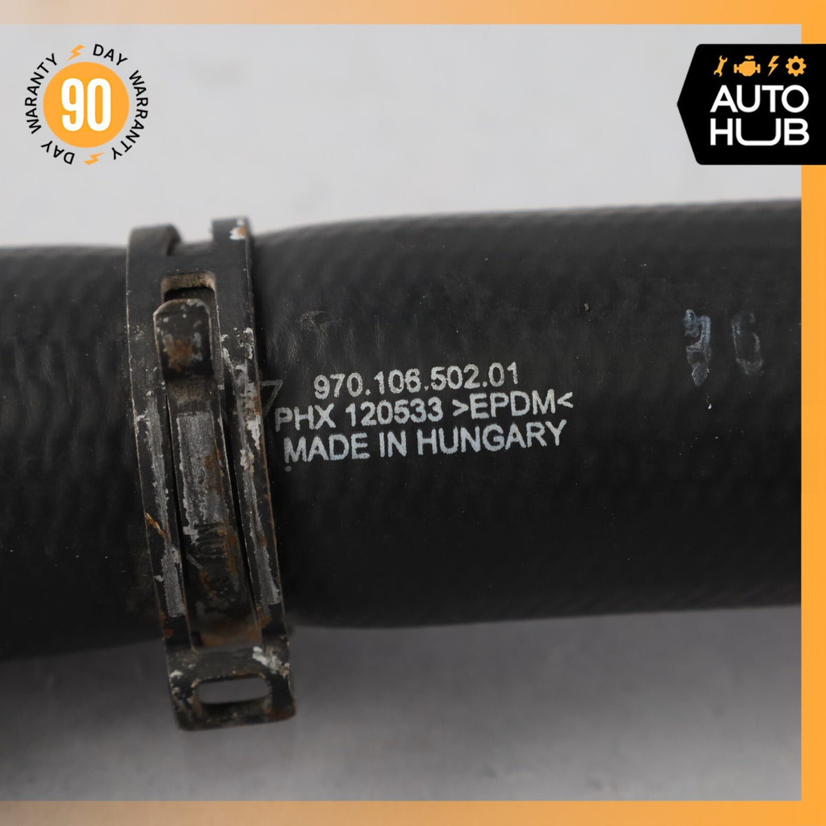 11-16 Porsche Panamera 970 Right Passenger Side Coolant Return Hose Line OEM - photo 8