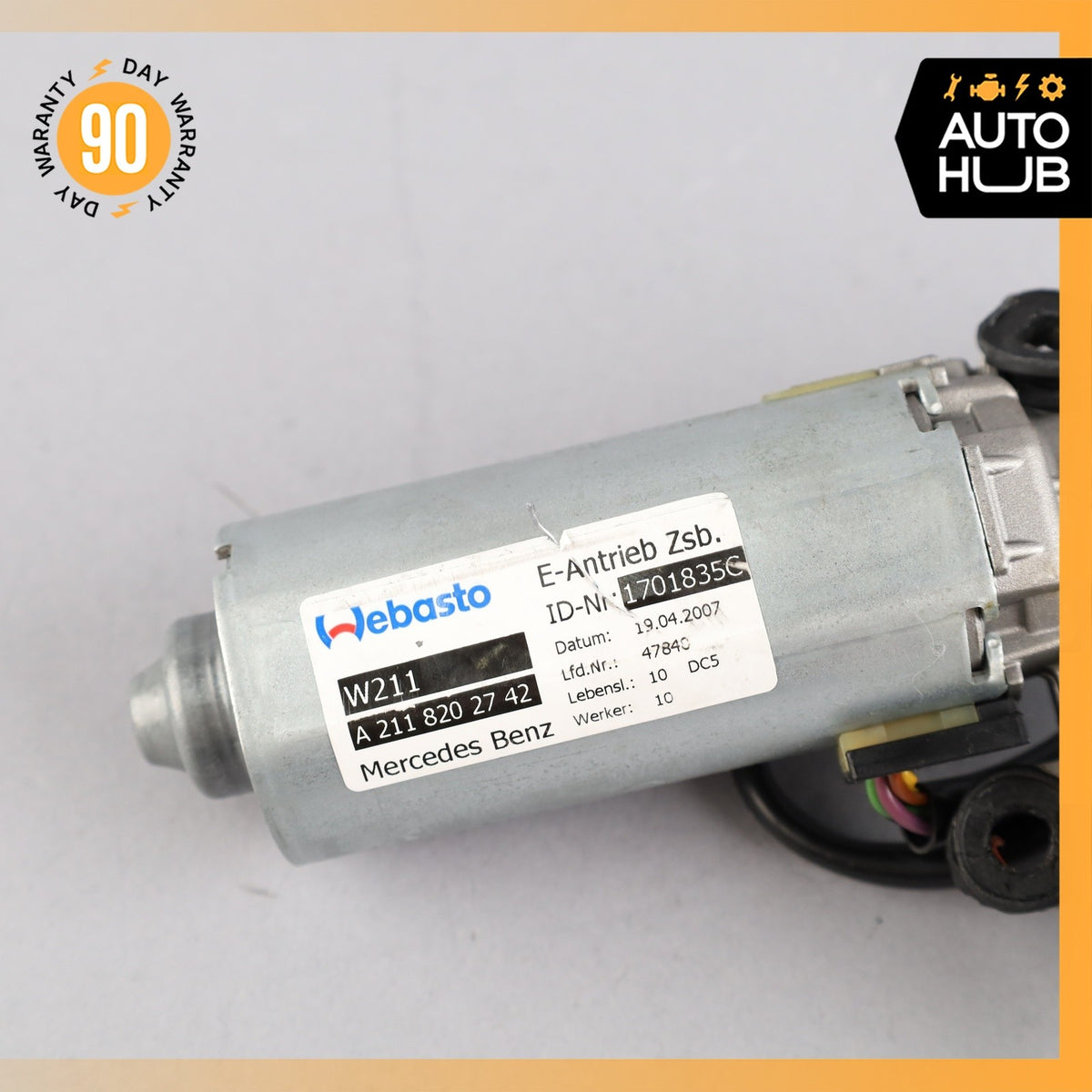 03-13 Mercedes W221 S63 E55 AMG S350 E500 Panorama Sunroof Motor 2118202742 OEM - photo 3