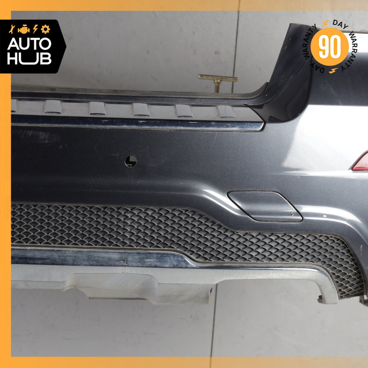 13-15 Mercedes X204 GLK250 GLK350 AMG Sport Rear Bumper Cover Assembly Gray OEM - photo 3