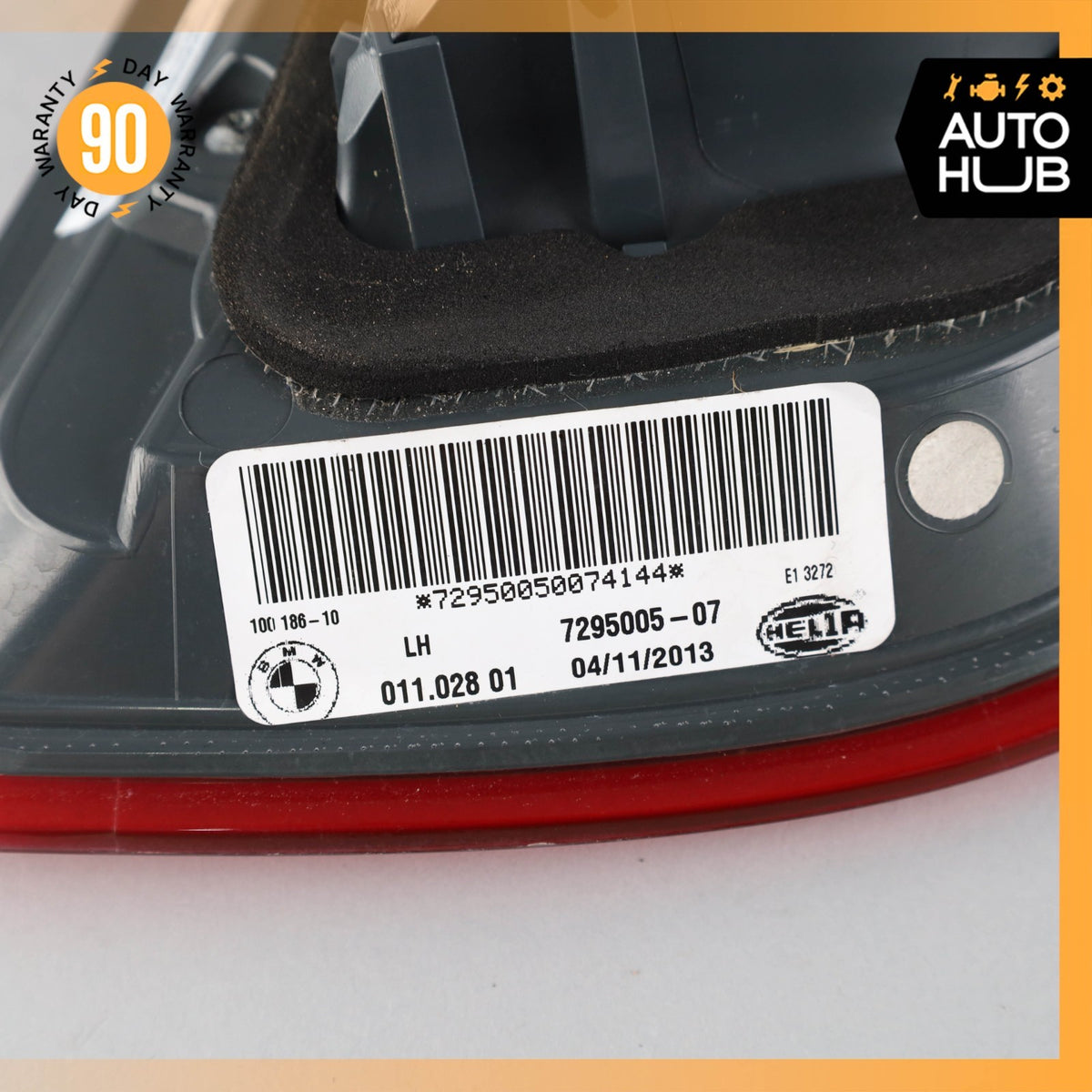 BMW E71 X6M Left Side Inner Tail Light Lamp 63217295005 OEM 62k - photo 18