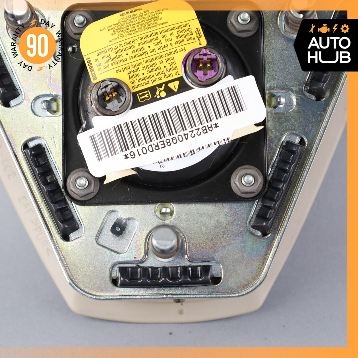 04-07 Cadillac XLR Driver Steering Wheel Airbag Beige 84456402 OEM - photo 11