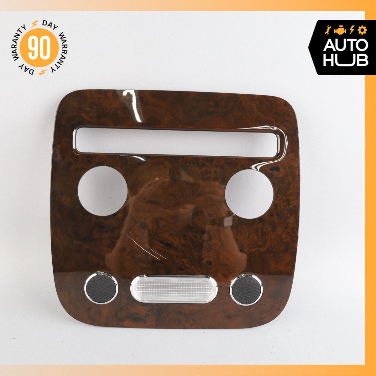 03-10 Bentley Continental GT Coupe Rear Overhead Dome Light Trim Wood OEM 73k - photo 2