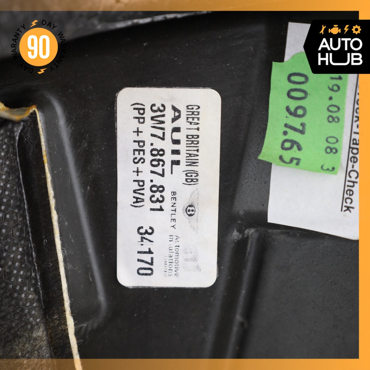 07-11 Bentley Continental GTC Speed Rear Left Side Interior Door Panel OEM 83k - photo 13