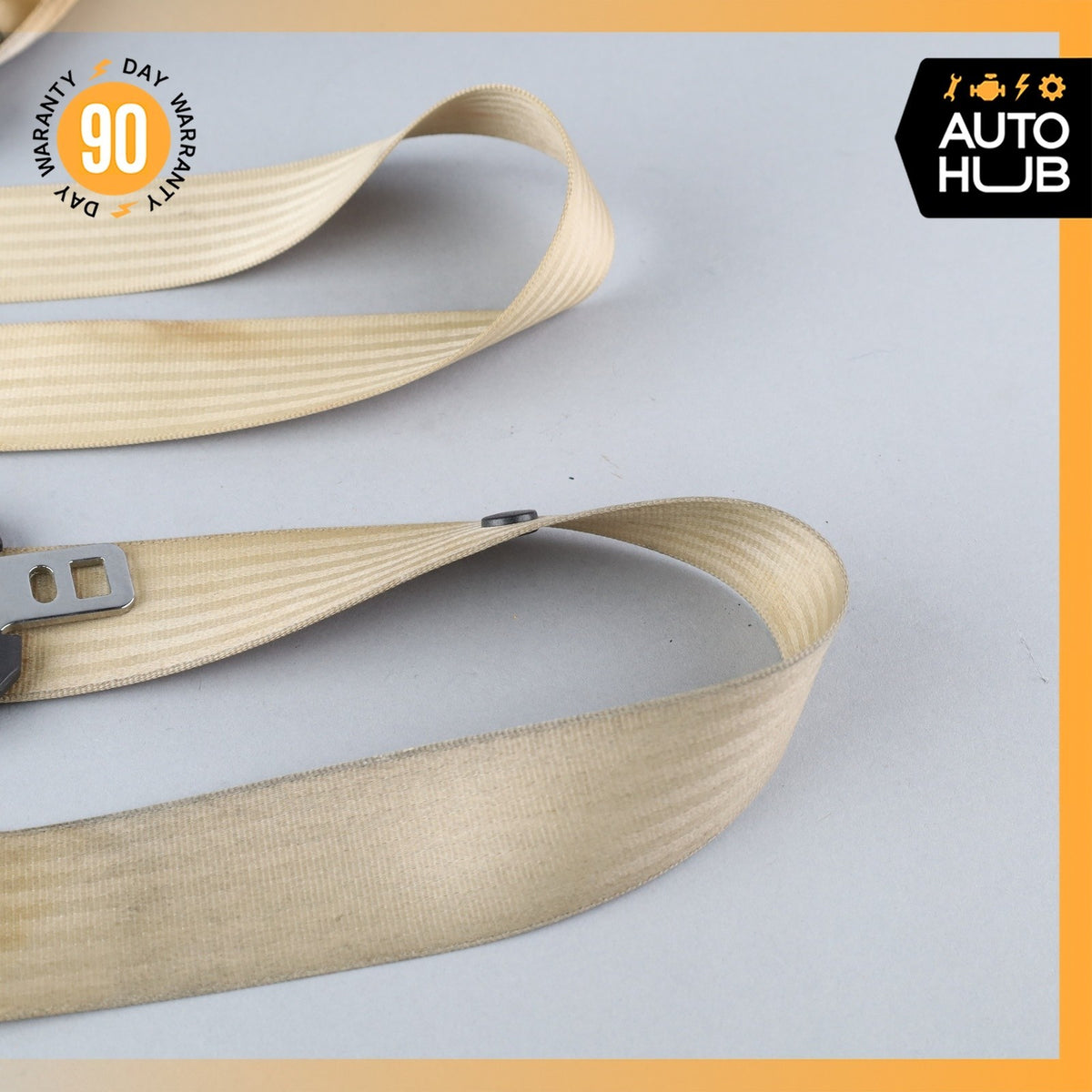 99-04 Bentley Arnage / RR Seraph Rear Right Side Seat Belt Retractor Beige OEM - photo 4