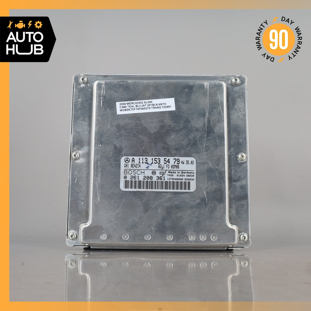 03-06 Mercedes R230 SL500 S430 ECU Engine Control Module Unit 1131531279 OEM - photo 5