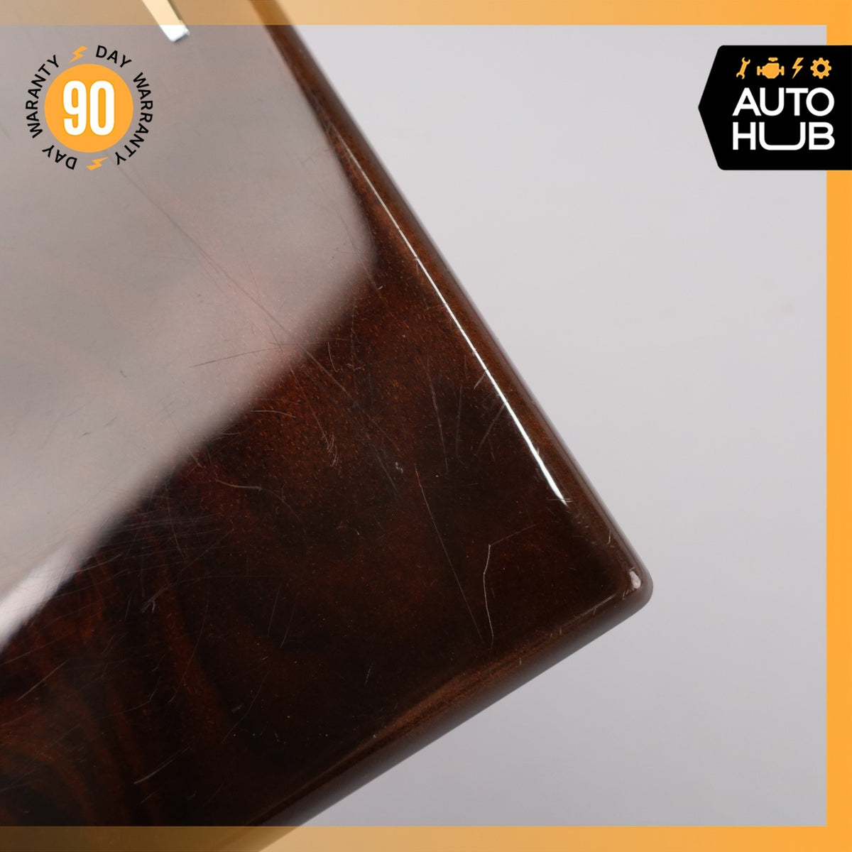 10-13 Mercedes W221 S550 S400 Center Console Cup Holder Cover Trim Wood OEM - photo 4
