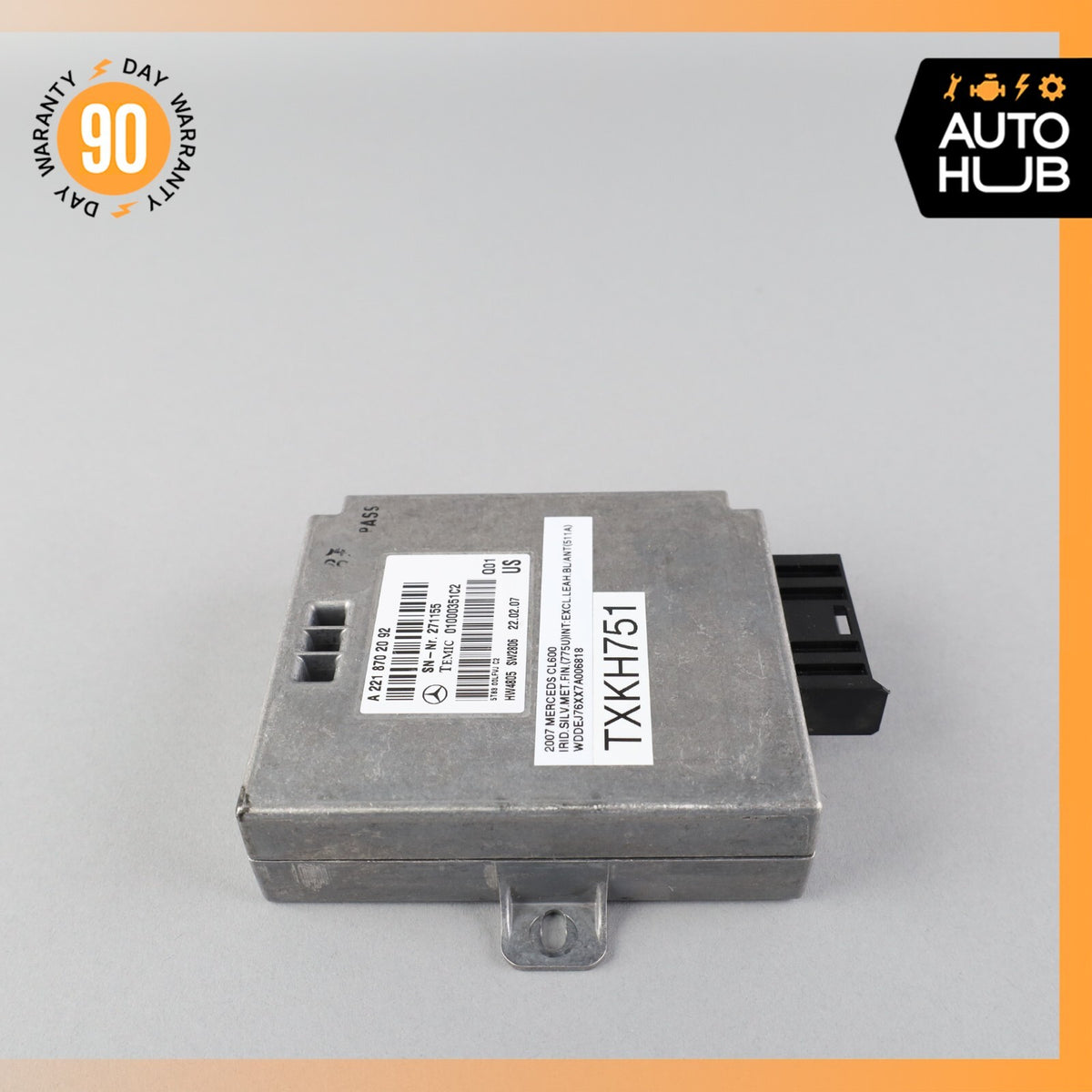 07-14 Mercedes W216 CL600 S63 Voice Language Communication Control Module OEM - photo 4