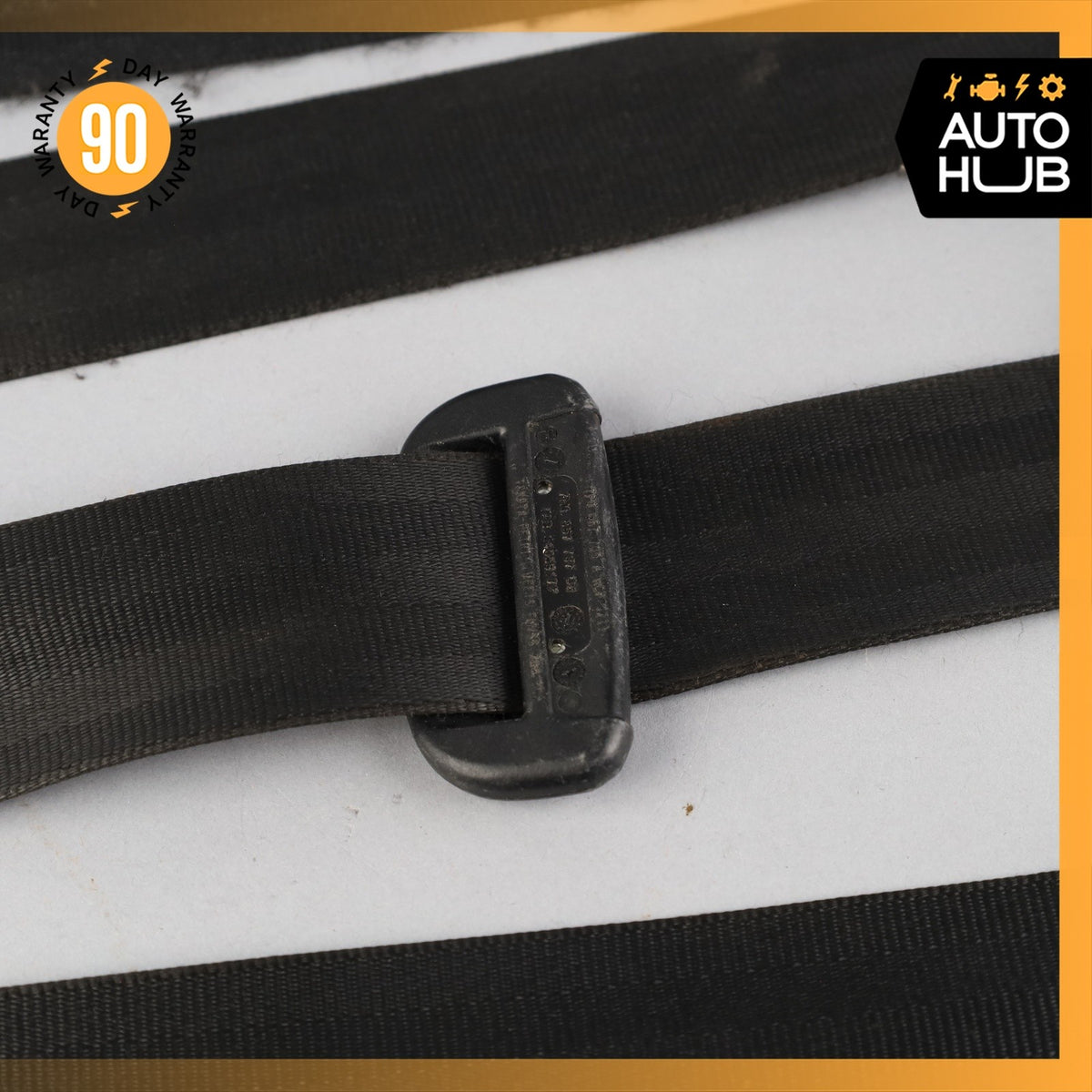11-18 Porsche Cayenne 958 Front Left Driver Side Seat Belt Black OEM - photo 14