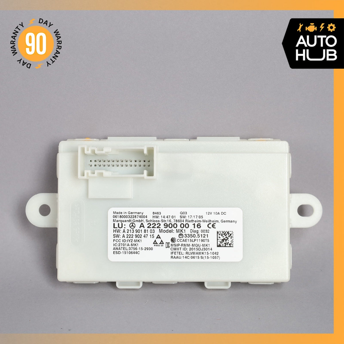 Mercedes W213 E300 Keyless Go Entry Control Module Unit OEM - photo 7