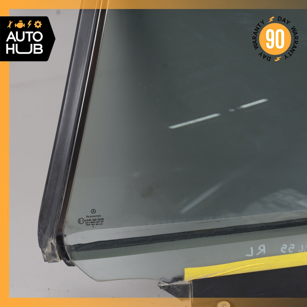 00-06 Mercedes W215 CL55 AMG CL500 Quarter Window Glass Rear Left Side OEM - photo 5