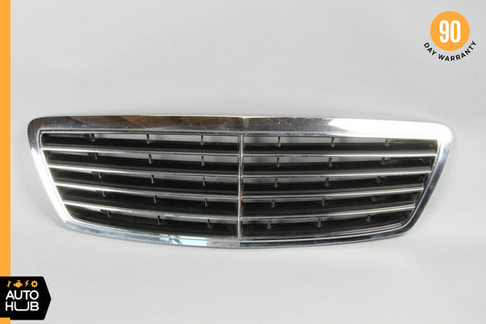 03-06 Mercedes W220 S600 S55 AMG Front Radiator Hood Center Grill Grille OEM - photo 1