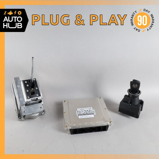 Mercedes R230 SL500 ECU Engine Computer EIS Ignition Switch Key Shifter Set OEM - photo 1