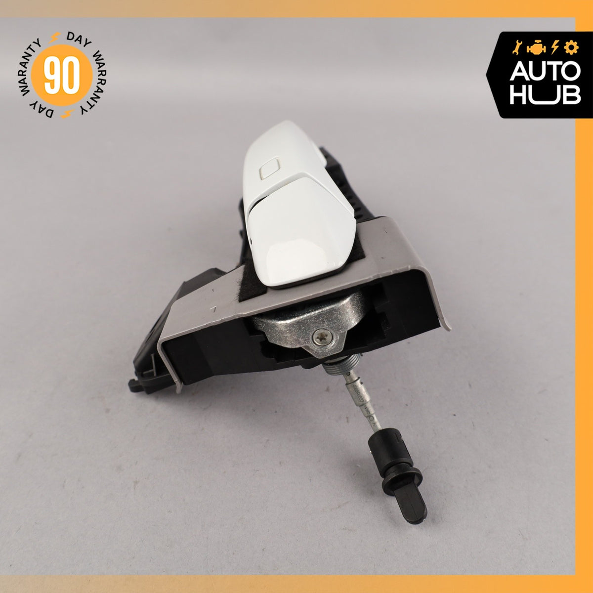 17-19 Audi 4M Q7 Front Left Driver Side Exterior Door Handle White OEM 87k - photo 12